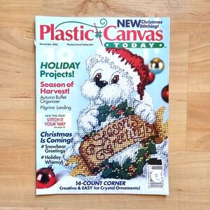 Magazine Craft Plastic Canvas Today Back Issue